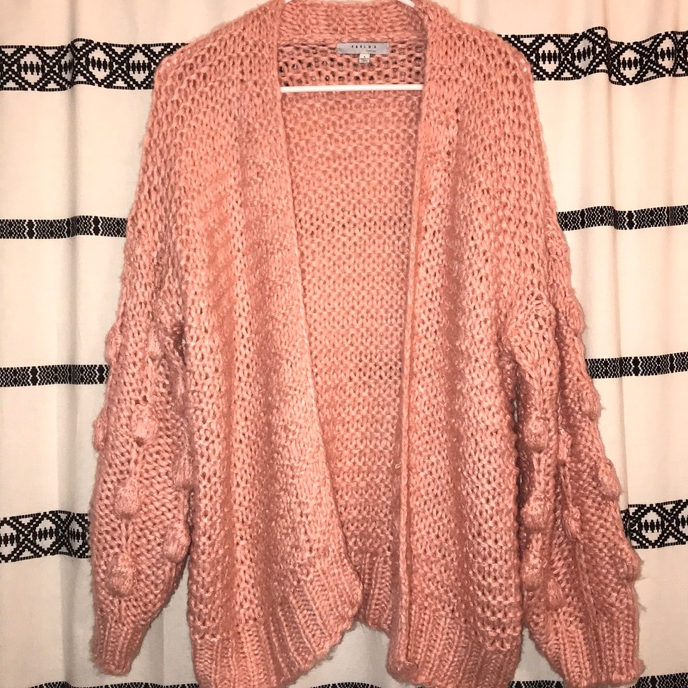Bubble Sleeve Cardigan